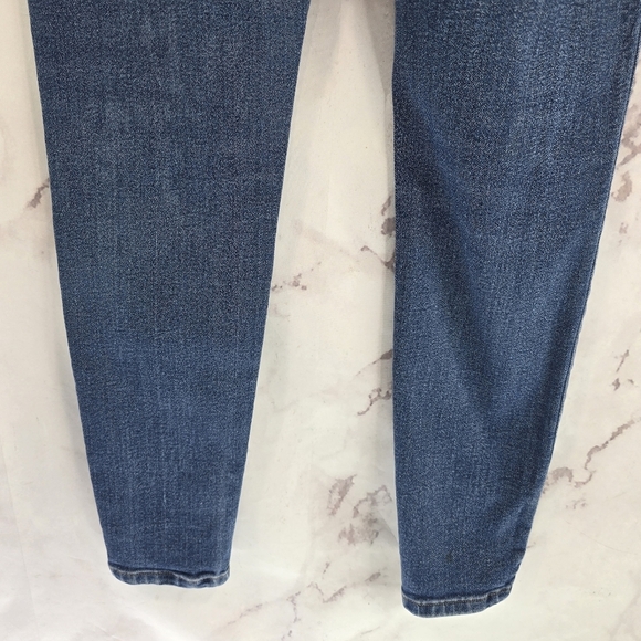 Everlane Jean Women 25 Regular Curvy High Rise Skinny Denim Crop Medium Wash - Picture 8 of 10